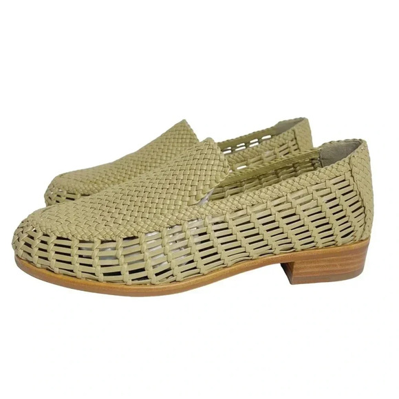 NWOT Rag & Bone Sid Dune Woven Loafer Tan Leather Slip On Women's Size 38.5 - Picture 4 of 8